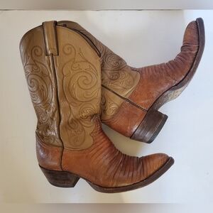Justin exotic leather boots 1735 Size 9.5